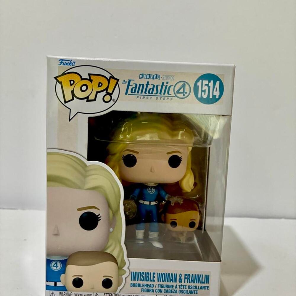 Funko Pop Marvel Fantastic Four 4 Invisible Woman and Franklin 1514